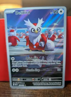 Pokemon Card TCG - Delibird 152/132 Illustration Rare Mega Evolution Near Mint - Image 1