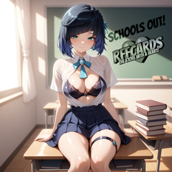 ❤YAE MIKO & RAIDEN SHOGUN - Goddess Story Anime Waifu Card - GENKI PARADE UR-02 - Image 3