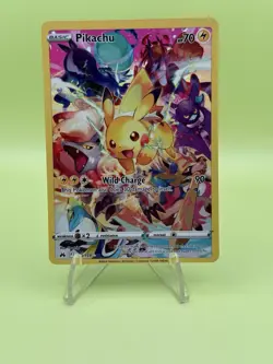 Pokemon TCG Pikachu Crown Zenith Alternative Art Holo Card 160/159 - Image 1