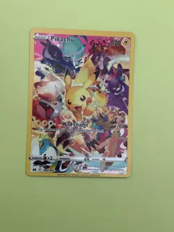 Pokemon TCG Pikachu Crown Zenith Alternative Art Holo Card 160/159 - Image 3