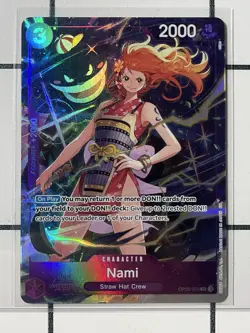Nami OP09-070 UC Premium Card Collection Best Selection Vol.4 One Piece - Image 1