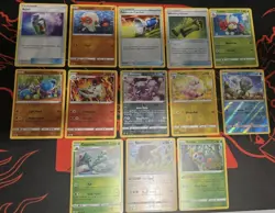 50 Mixed Reverse Holo Pokemon Card Lot - Image 4