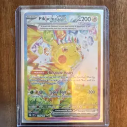 Pokemon TCG Pikachu ex SSP 238/191 Holo Tera Basic Card English Collectible - Image 1