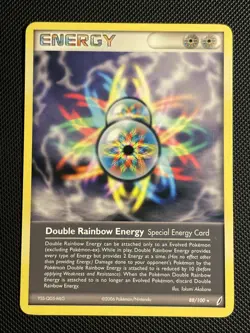 Pokemon Card - Double Rainbow Energy Crystal Guardians 88/100 Rare Non-Holo - Image 1