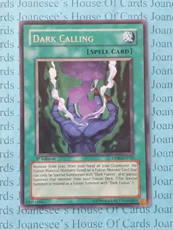 DP06-EN019 Dark Calling Rare Yu-Gi-Oh Card 1st Edition - Image 1
