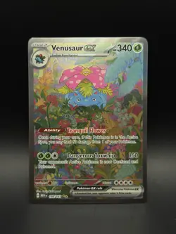 Pokemon Card Venusaur ex 198/165 Special Illustration Rare Scarlet 151 Near Mint - Image 1