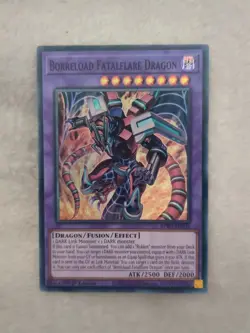 Borreload Fatalflare Dragon BPRO-EN032 Super Rare 1st Edition YuGiOh Card - Image 1