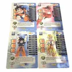 Dragon Ball Z TCG Panini Goku Starter Personality Hi Tech FOIL Card Dbz S8 S7 S6 - Image 1