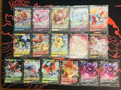 Pokemon V Card Lot. 16 Cards Different Sets Holos Rare NM - Image 1