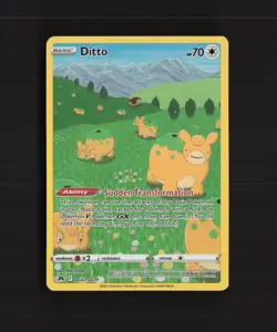 Ditto GG22/GG70 Crown Zenith Full Art Ultra Rare Holo Pokemon Card LP+ - Image 1