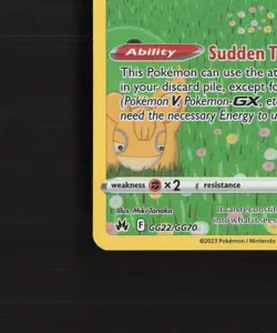 Ditto GG22/GG70 Crown Zenith Full Art Ultra Rare Holo Pokemon Card LP+ - Image 5