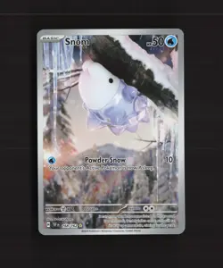 Snom 168/162 Temporal Forces Full Art Ultra Rare Holo Pokemon Card NM - Image 1