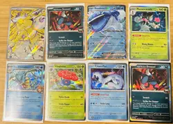 Pokemon Card Lot Of 72 - Rare Holo Full Art Reverse Holo - Image 2