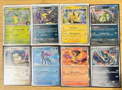 Pokemon Card Lot Of 72 - Rare Holo Full Art Reverse Holo - Image 4