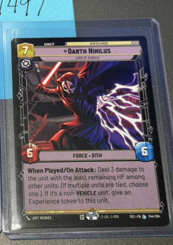 STAR WARS UNLIMITED 3 LEGENDARY CARD COMBO ANAKIN, DARTH TRAYA, DARTH NIHILUS - Image 3