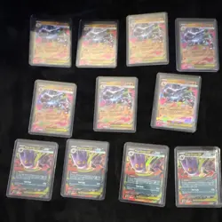 Pokemon TCG Mega Charizard EX Holo Lot and Mega Gengar (11 English Cards) - Image 1
