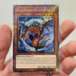Black Dragon Collapserpent Platinum Secret Rare Card RA04-EN204 1st Ed NM - Image 1