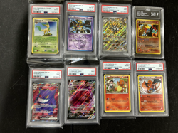 PSA Pokemon Card Lot 8x cards 1 TAG Charizard Gengar Magneton Pokemon Center + - Image 1