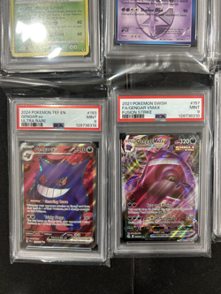 PSA Pokemon Card Lot 8x cards 1 TAG Charizard Gengar Magneton Pokemon Center + - Image 2