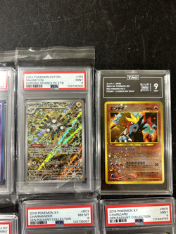 PSA Pokemon Card Lot 8x cards 1 TAG Charizard Gengar Magneton Pokemon Center + - Image 4