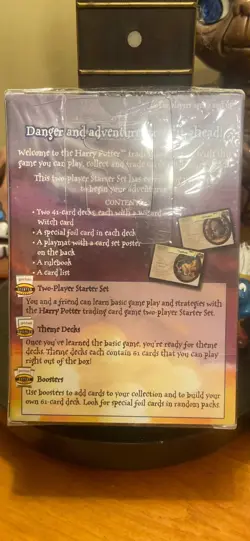 SEALED Harry Potter Trading Card Game,2002, Two Player Starter Set - Image 2