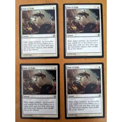 MTG Path to Exile X4 Playset, Vintage Old Border DDI Duel Decks Version - Image 1