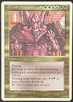 Arcades Sabboth Chronicles 1995 Lightly Played - Vintage MTG Magic The Gathering - Image 1