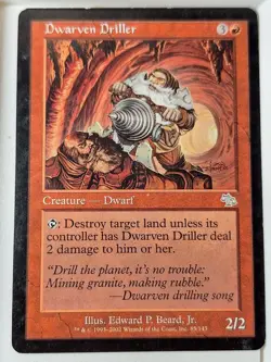 Dwarven Drill - Judgment - Magic the Gathering MTG Nice! - Image 1