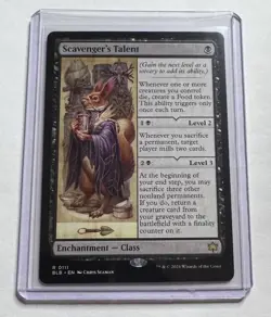 Scavenger's Talent #111 Bloomburrow Rare Enchantment MTG NM/M - Image 1
