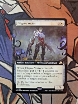 MTG Filigree Vector Commander: March of the Machine - NM Extended Regular - Image 1
