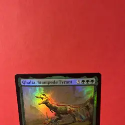 Magic The Gathering Ghalta Stampede Tyrant Foil Mythic Rare LCI-185 Foil Mint - Image 3