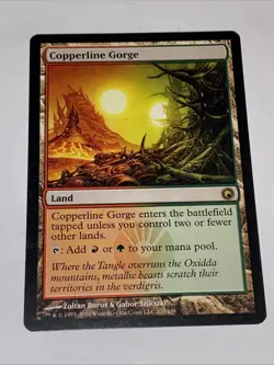 Copperline Gorge 225 Scars of Mirrodin Regular MTG TCG CSRD NM - Image 1