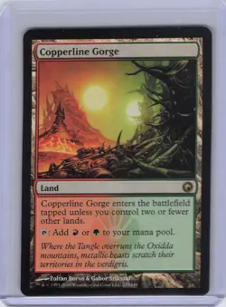 Copperline Gorge Scars of Mirrodin MTG (LP) - Image 1