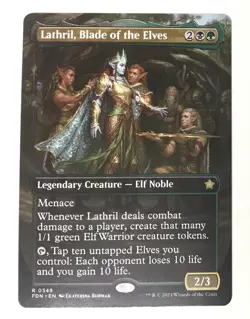 Lathril, Blade of the Elves (Borderless) Foundations Regular - Image 1