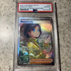 2023 Pokemon Parasol Lady Illustration Rare 255/182 SV04: Paradox Rift Holo - Image 1