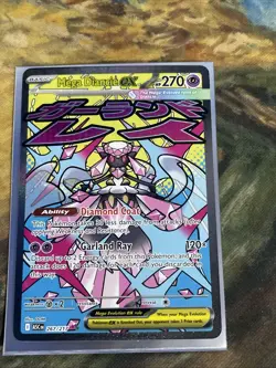 Pokemon TCG Mega Diancie EX 267/217 Mega Attack Rare From Ascended heros NM - Image 1