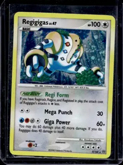 2008 Pokemon Diamond & Pearl Stormfront Regigigas Holo #9/100 - Image 1