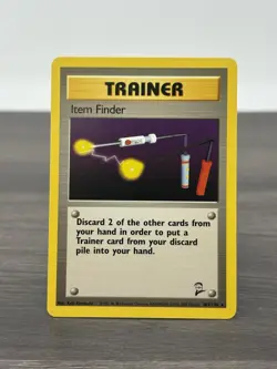 Pokemon TCG Trainer Item Finder 103/130 Card, Base Set 2 Regular Rare - Image 1