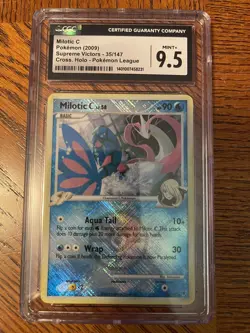 Milotic C Pokemon (2009) Supreme Victors 35/147 Cross. Holo CGC 9.5 - Image 1