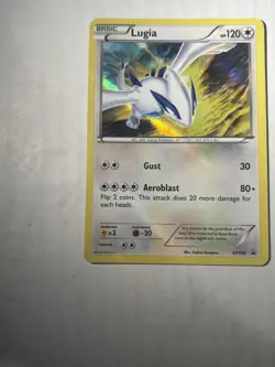 Pokemon TCG Lugia XY156 Holo Black Star Promo - Image 5