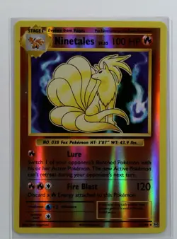Ninetales 15/108 Reverse Holo Rare Pokemon TCG XY - Evolutions NM - Image 1