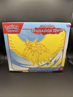 Pokemon Scarlet and Violet: Paradox Rift Roaring Moon ETB FACTORY SEALED - Image 1