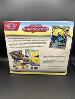 Pokemon Scarlet and Violet: Paradox Rift Roaring Moon ETB FACTORY SEALED - Image 2
