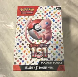 Pokemon Scarlet & Violet 151 Booster Bundle Box 6 Packs—Pokemon TCG English Mew - Image 1