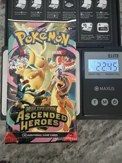 22.45g HEAVY -Pokemon Ascended Heroes Booster Pack -Possible GODU - Image 1