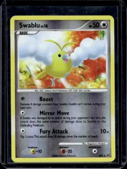 2009 Pokemon Platinum Swablu Reverse Holo #SH5 - Image 1