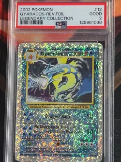 Pokemon Gyarados TCG Reverse Holo 12/110 Legendary Collection - Graded PSA 2 - Image 1
