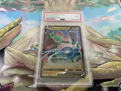 Pokemon Sword & Shield Evolving Skies 110/203 Rayquaza V Full Art PSA 9 MINT - Image 1