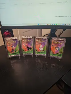 Empty 1st Edition Gym Challenge Complete Artwork Pokemon Opened Packs *Clean* - Image 1