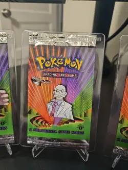 Empty 1st Edition Gym Challenge Complete Artwork Pokemon Opened Packs *Clean* - Image 4